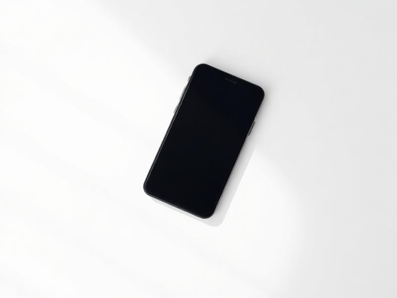 Modern smartphone on a clean white studio surface